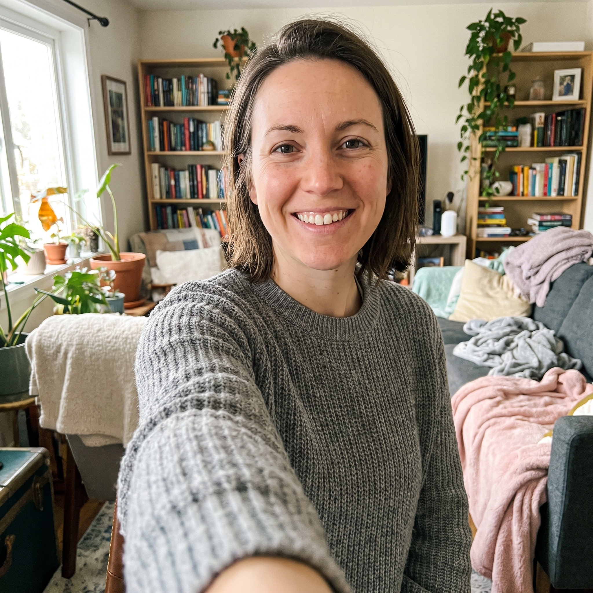 Portrait of Emily, a satisfied customer